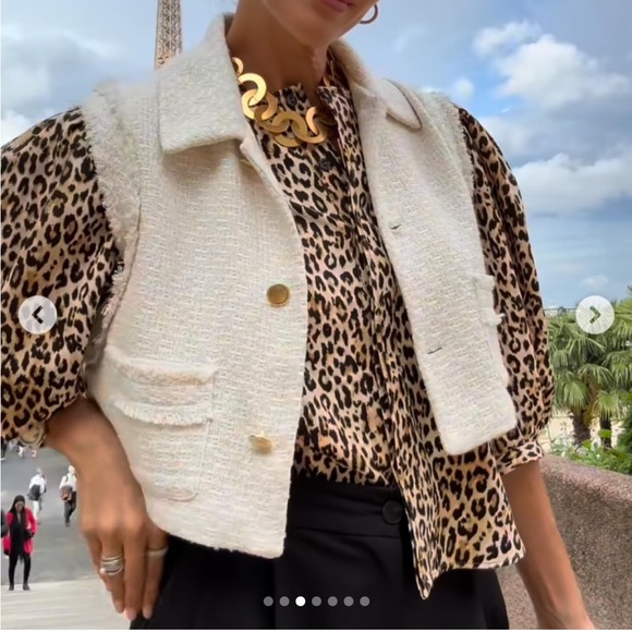 ZARA Textured Vest - Picture 10 of 10